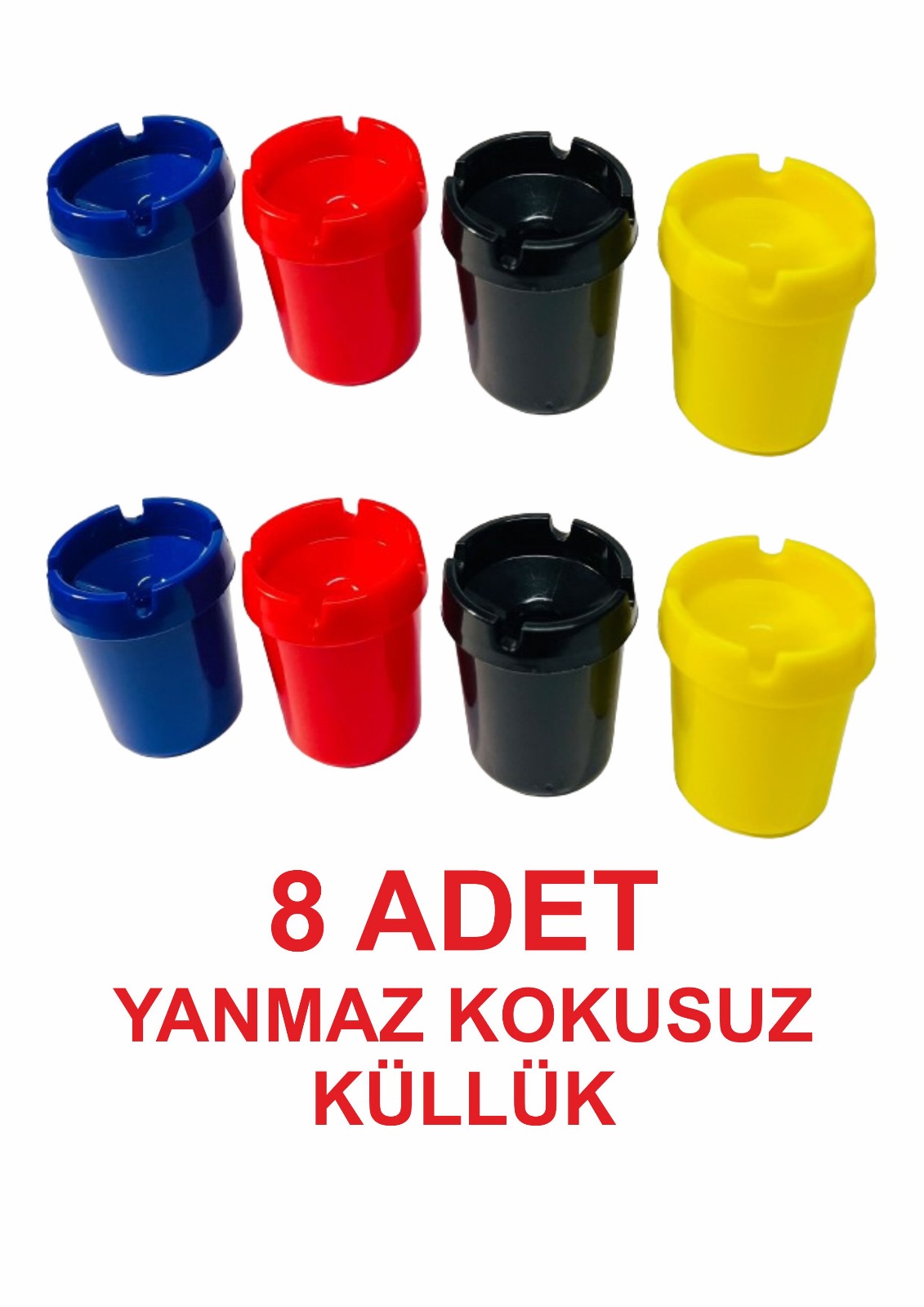 KOKUSUZ RENKLİ KÜLLÜK 8 Lİ